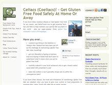Tablet Screenshot of celiactravel.com